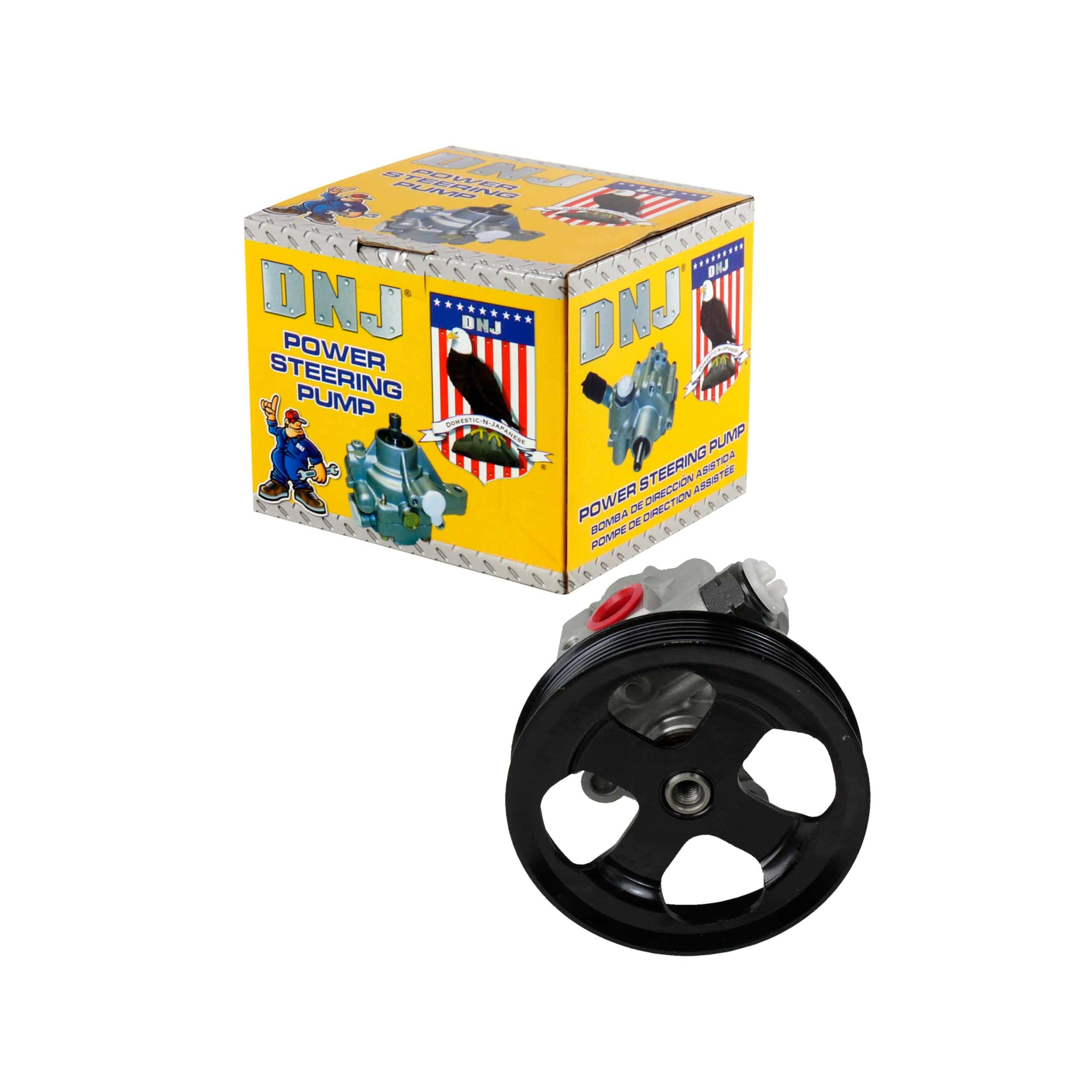 Bomba de dirección asistida DNJ PSP1080 Nueva con Polea