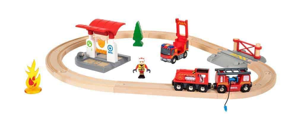 Set de Bomberos de Rescate BRIO 33815 | Juego de Tren de 18 - Imagen 5