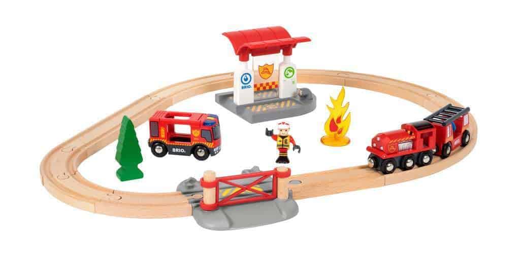 Set de Bomberos de Rescate BRIO 33815 | Juego de Tren de 18 - Imagen 7