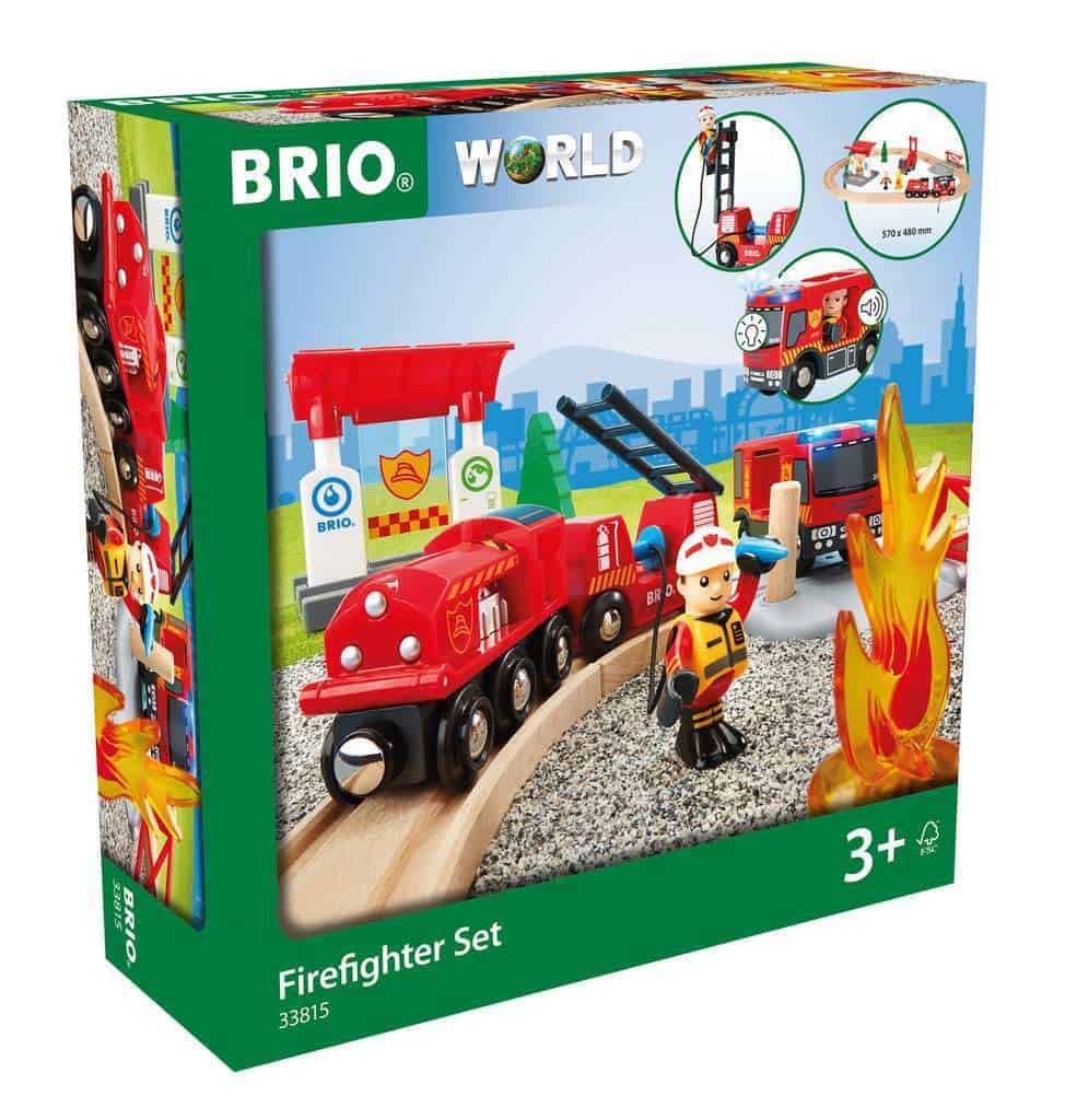Set de Bomberos de Rescate BRIO 33815 | Juego de Tren de 18