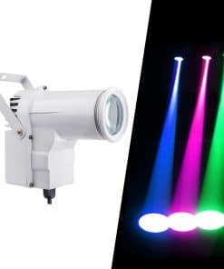 Luz de foco RGB Pinspot de 9w, Luces de bola de discoteca,