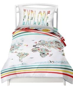 Juego de Funda de Edredón de Tamaño Twin Where The Polka