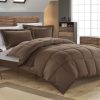 Set de Edredón Alternativo de Plumas en Chocolate KingLinen