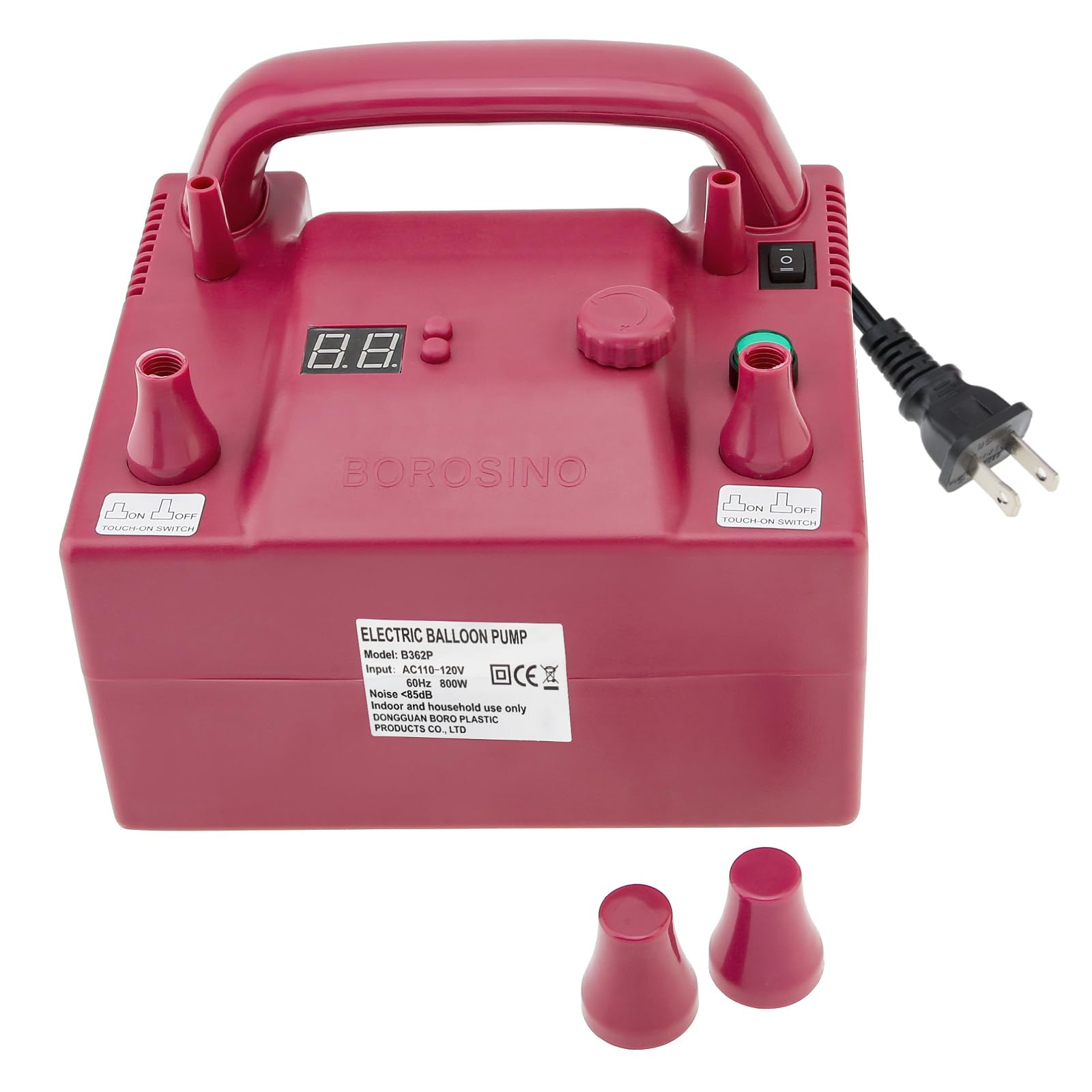 Bomba de Globos Eléctrica Portátil OriGlam, Inflador de