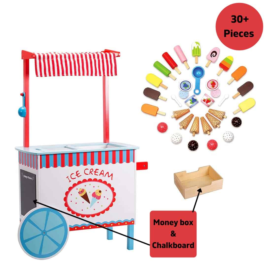 Carrito de Helados para Niños - 33+ Accesorios, Juego de - Imagen 5