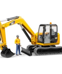Bruder CAT Mini Excavator Construction Digger Toy with