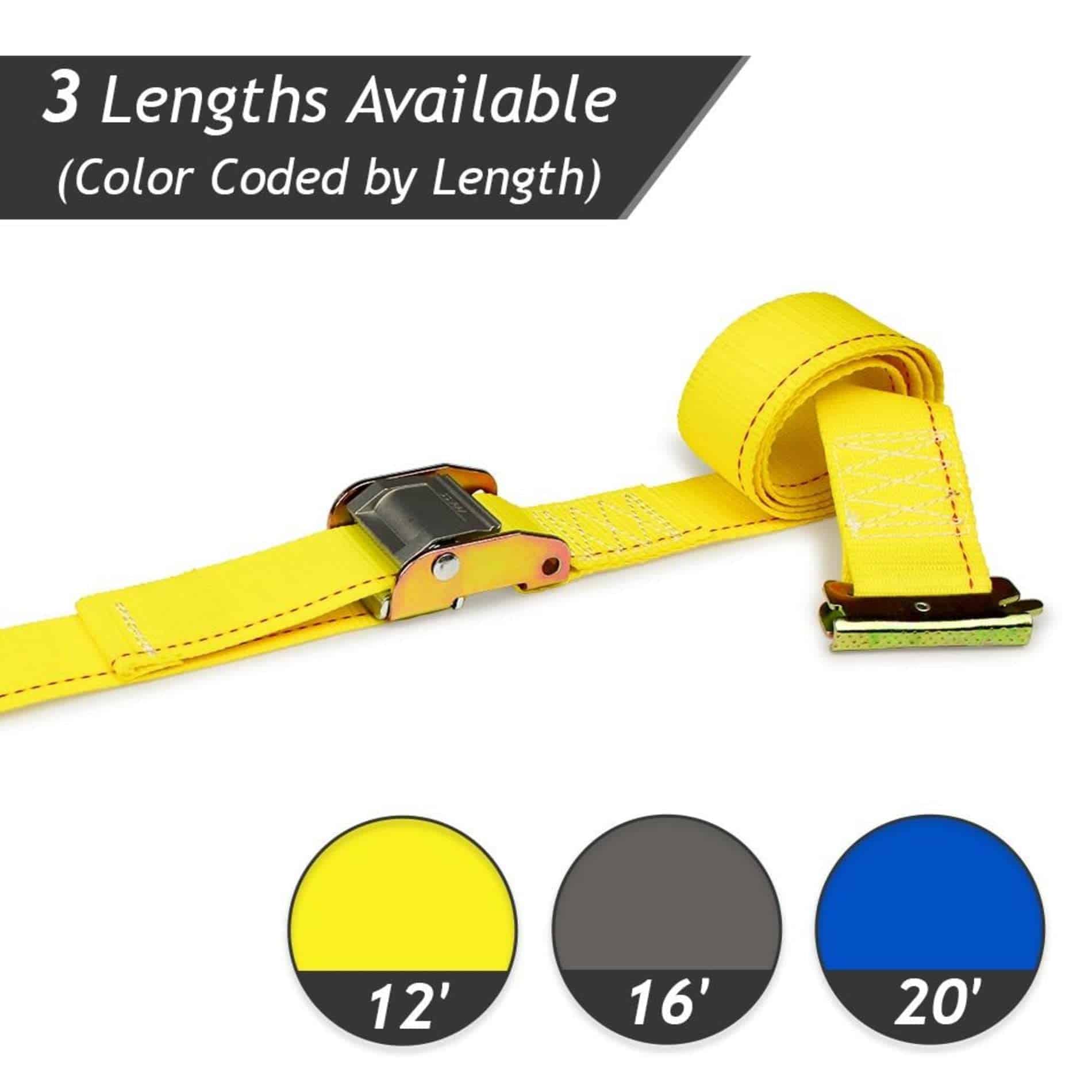 DC Cargo E-Track Correas con Hebilla de Leva para Amarre de - Imagen 8