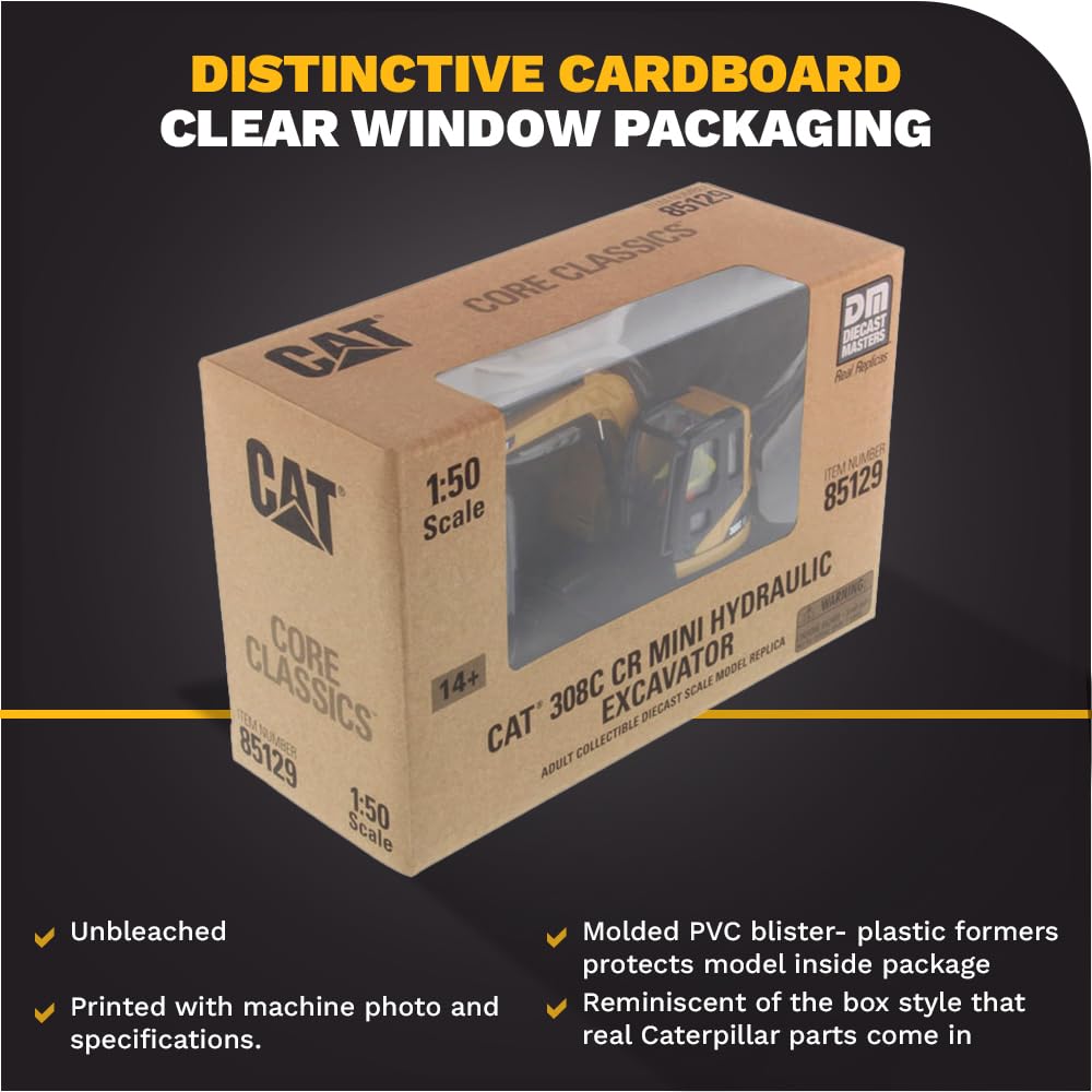 Excavadora Hidráulica Mini Caterpillar 308C CR de Diecast - Imagen 7