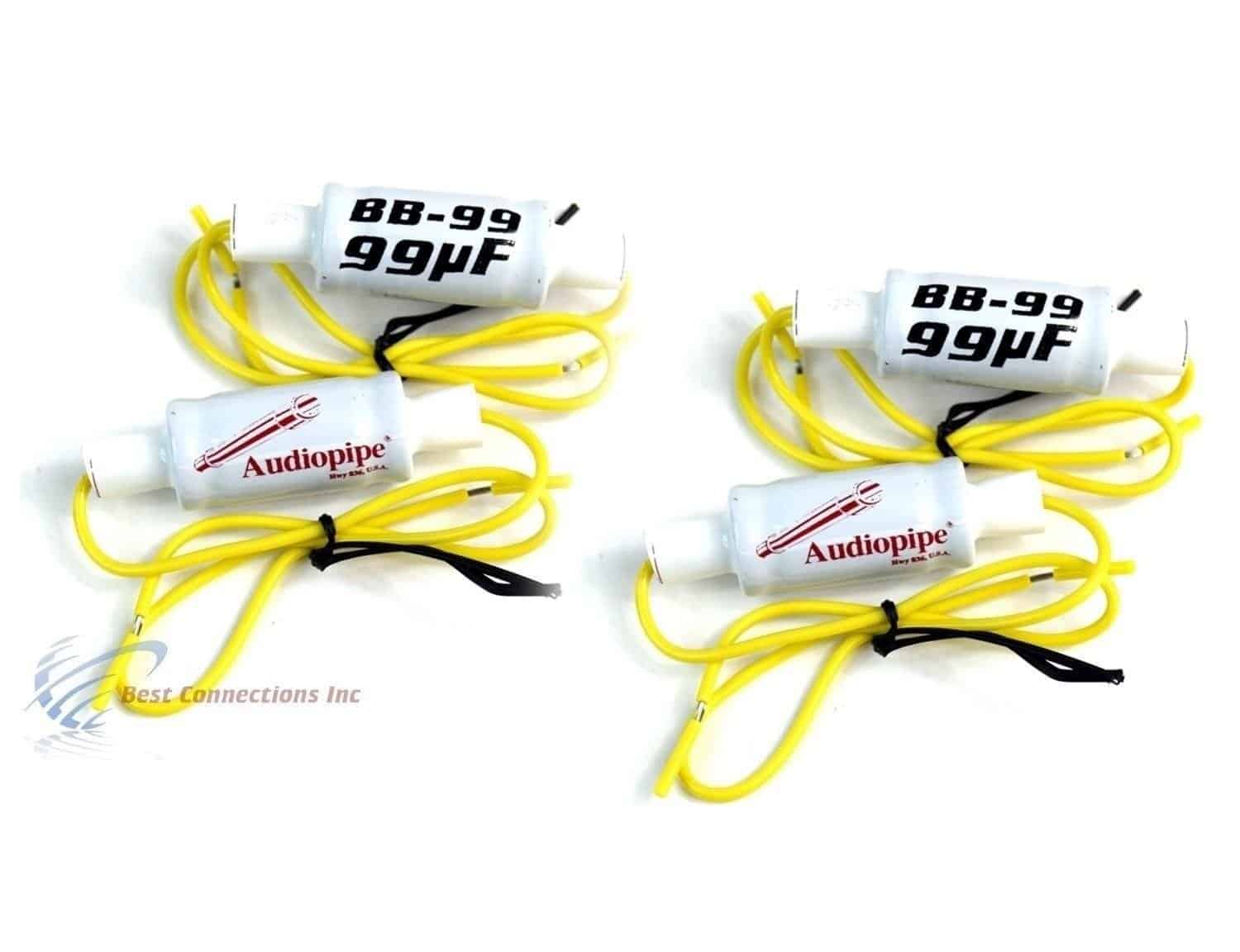 4 Pares de Bloqueadores de Bajos de 99 uF 400Hz - 4 Ohm / - Imagen 3