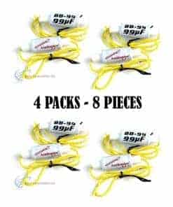 4 Pares de Bloqueadores de Bajos de 99 uF 400Hz - 4 Ohm /