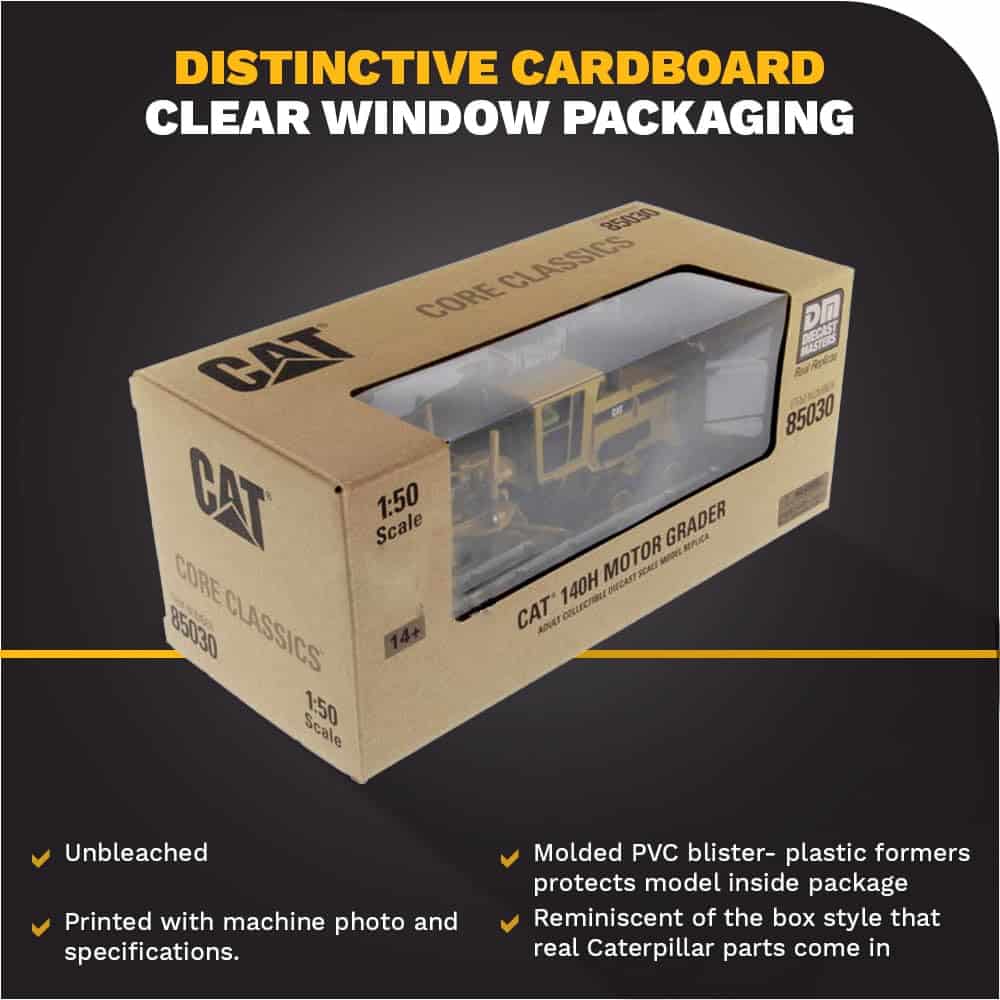 Diecast Masters Caterpillar 140H Motor Grader, Serie Core - Imagen 7