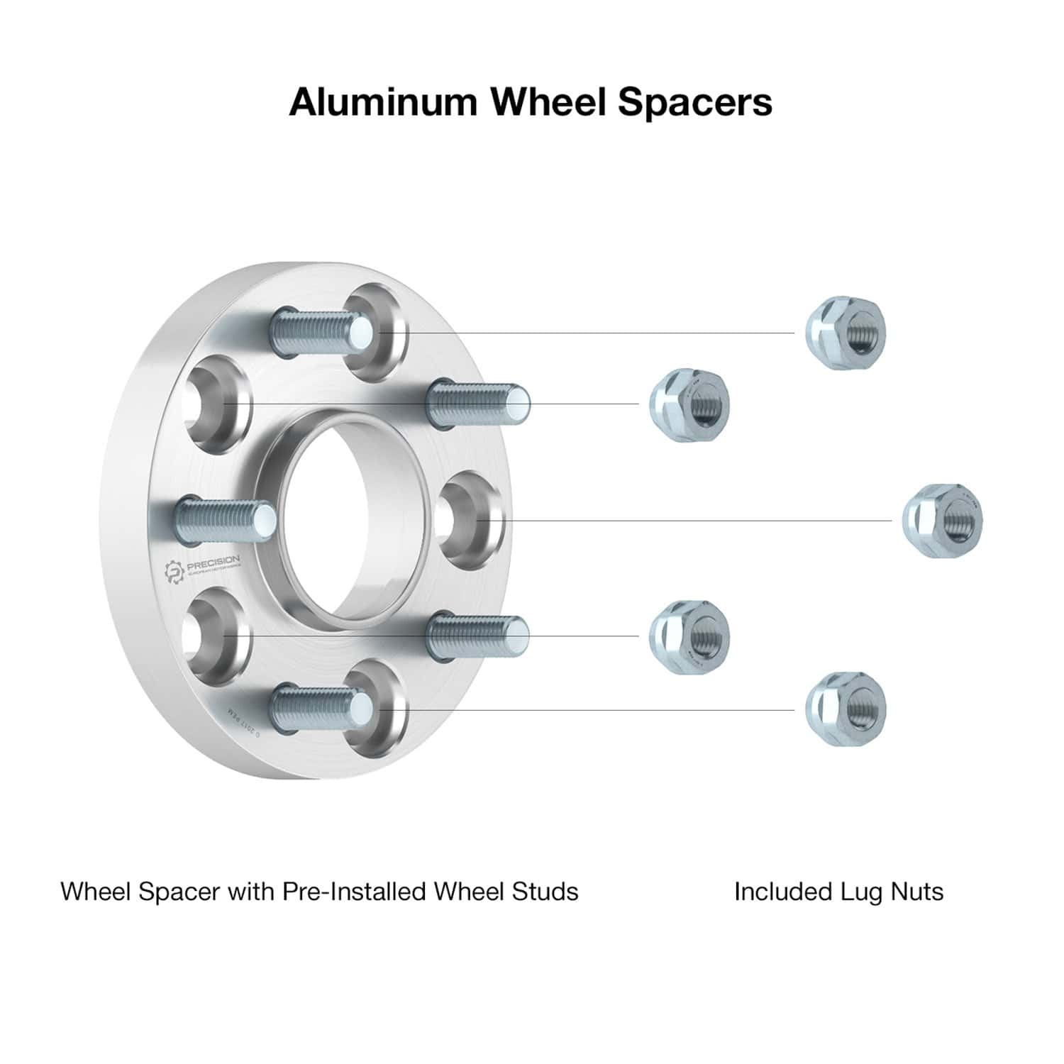 Separadores de rueda Hubcentric 25mm (1 pulgada) 5x114.3 - Imagen 5
