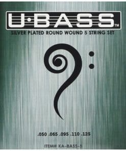 Cuerdas de Metal Redondas para U�BASS de Kala (KA-BASS-5)