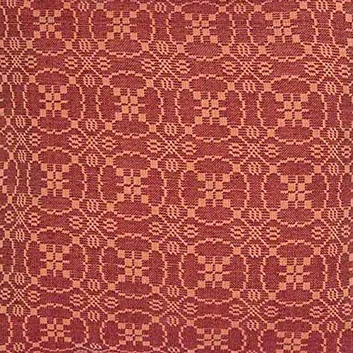 Cobertor de Cama Gemelo Marshfield Jacquard Barn Red & Tan - Imagen 3