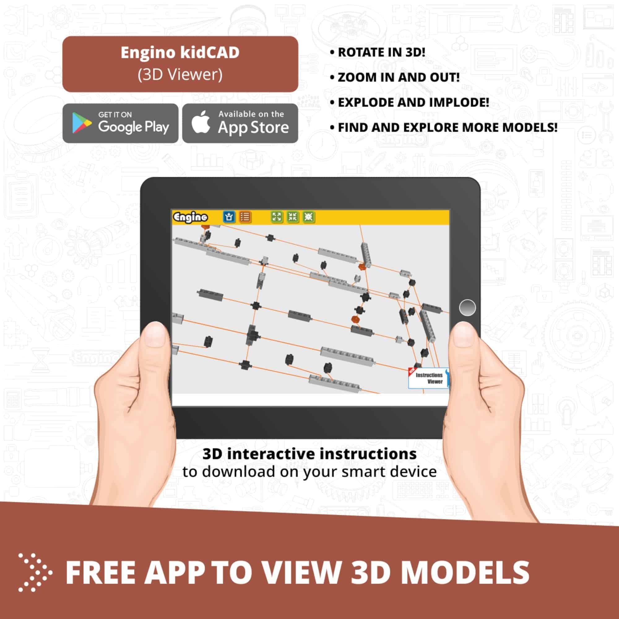 Engino- STEM Toys, Juguete de Construcción de Poleas para - Imagen 5