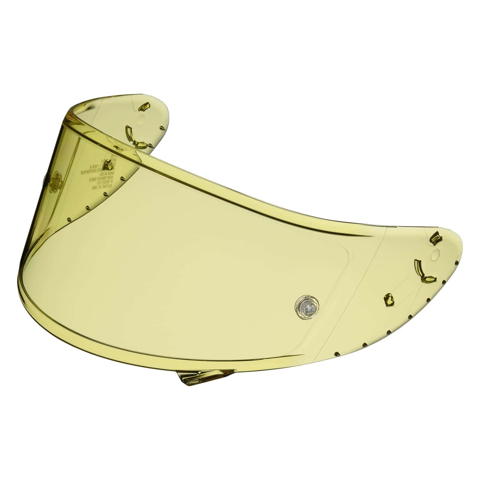 Visera Shoei CWR-F con postes para tear-offs (AMARILLO