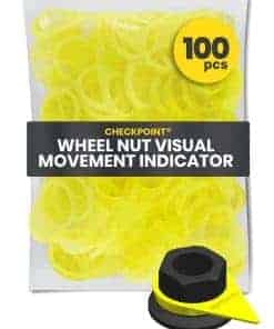 Indicador y retenedor de tuerca de rueda Checkpoint -