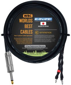 Cable de Altavoz Canare 4S11 de 5 Pies - Conector TS de 1/4
