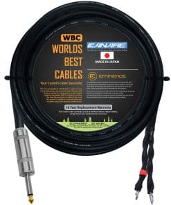 Cable de Altavoz Canare 4S11 de 12 pies con un conector TS