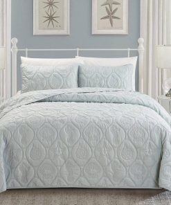 Set de Colcha Queen Size de 3 Piezas Grand Linen Tema