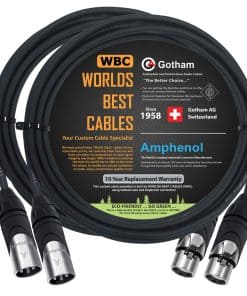 2 Unidades - 10 Pies - Gotham GAC-4/1 (Negro) - Star Quad,