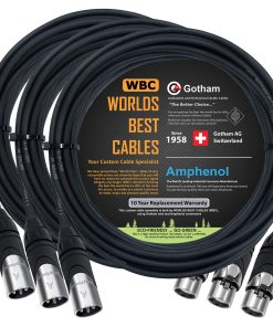 3 Unidades - 25 pies - Gotham GAC-4/1 (Negro) - Star Quad,