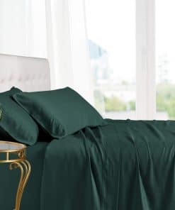 Juego de 2 Fundas de Almohada de Bambú 100% Viscosa Suave