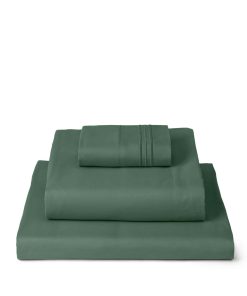 Juego de sábanas Mellanni Twin - Colección -Verde Esmeralda