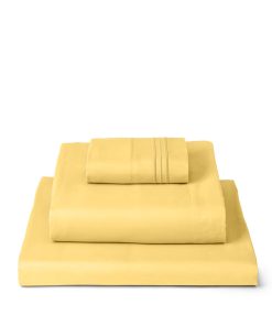 Juego de sábanas Mellanni Twin - Colección -Amarillo