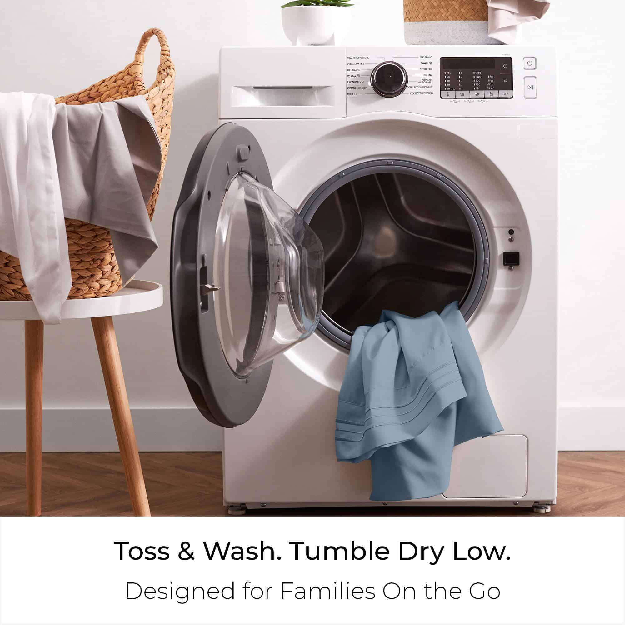 Juego de sábanas Mellanni Full - Colección -Hortensia Azul - Imagen 7