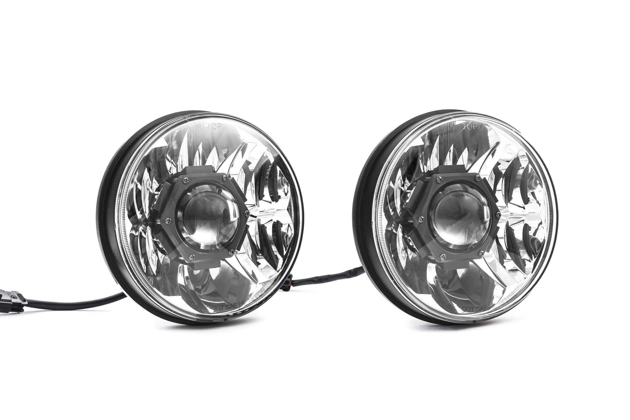 Par de Faros KC HiLiTES 42341 Gravity LED Pro 7" DOT, Jeep