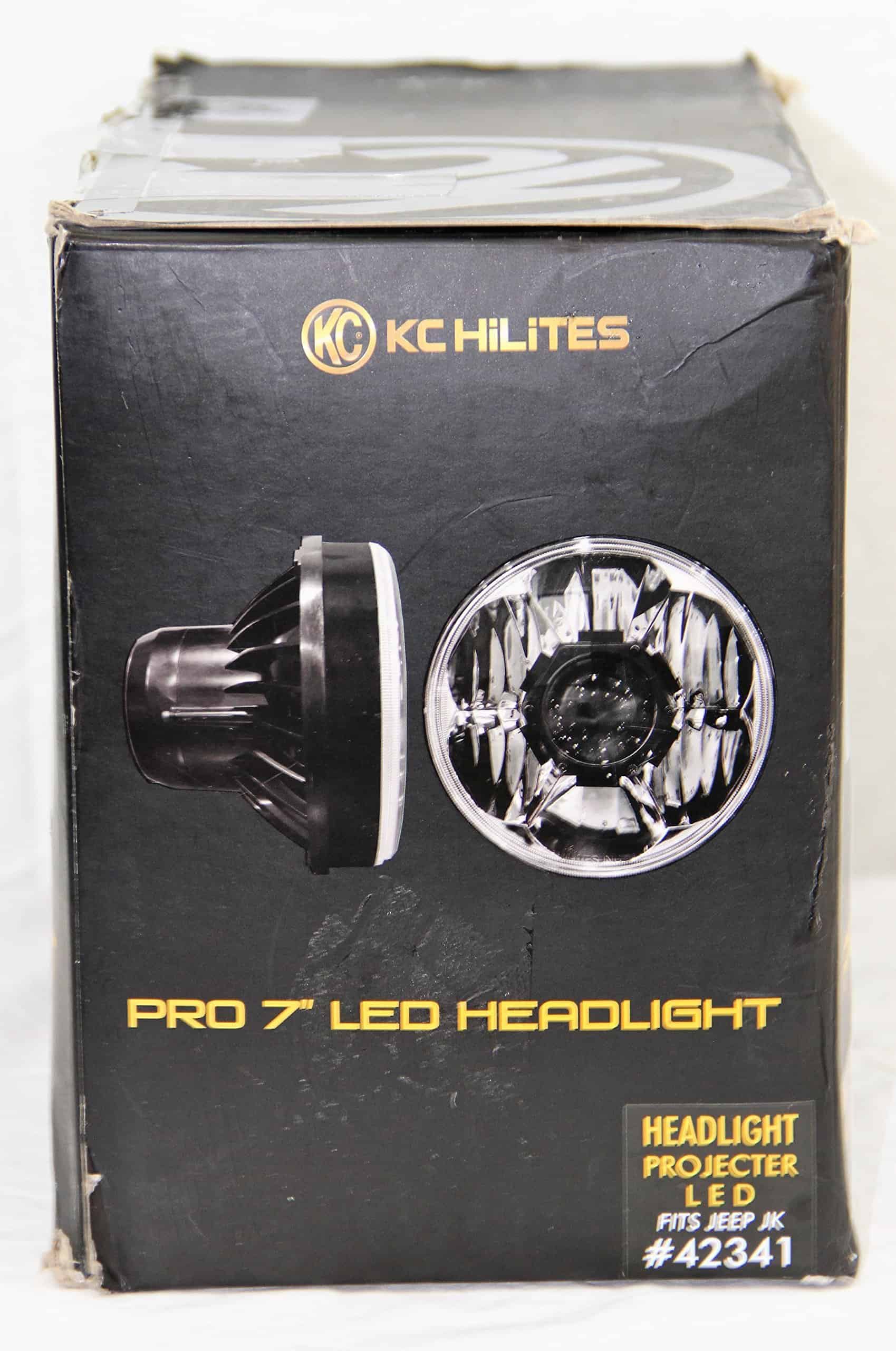Par de Faros KC HiLiTES 42341 Gravity LED Pro 7" DOT, Jeep - Imagen 6