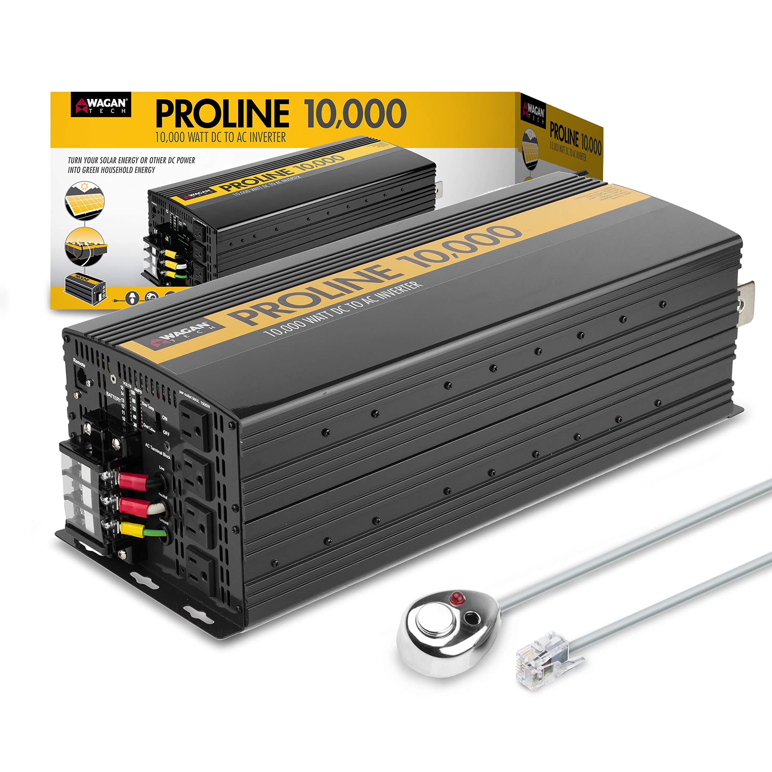 Inversor de Corriente Wagan EL3748 12V 10000 Vatios con