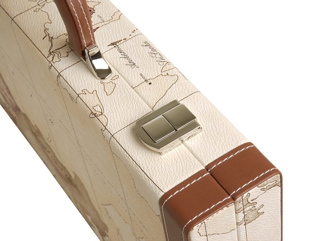 ¡Nuevo! - Set de Backgammon de Mapa de Lujo de 15 pulgadas - Imagen 10