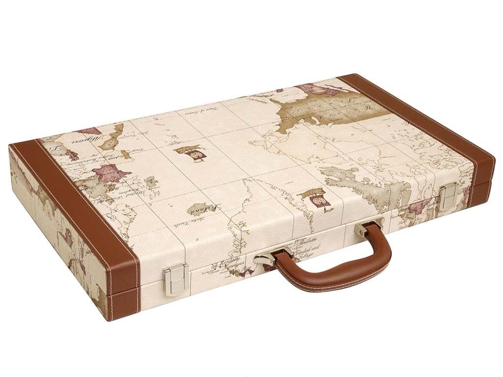 Set de Backgammon Middleton Games con Mapa, 18 Pulgadas - Imagen 7