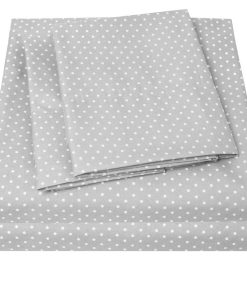 Juegos de Sábanas Full Polka Dot Gray de la Colección