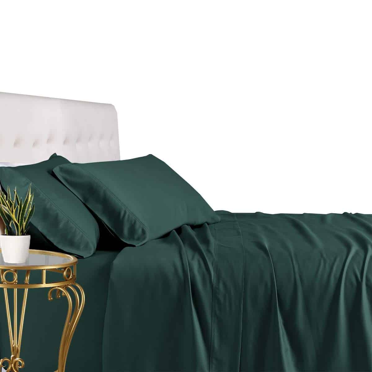 Juego de sábanas de bambú de Royal Tradition, Twin Extra