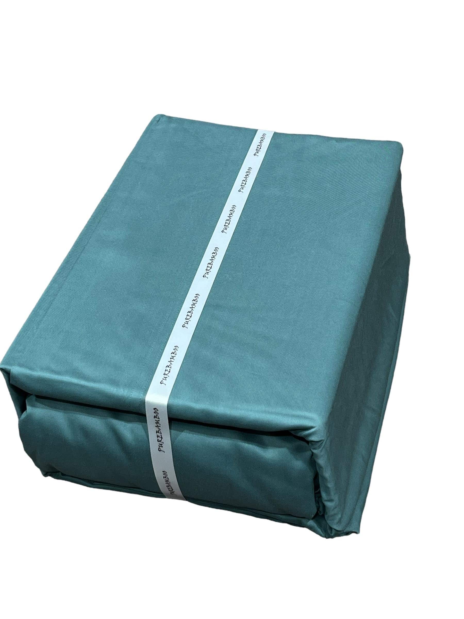 Juego de sábanas Royal Tradition de viscosa -Teal - Imagen 9