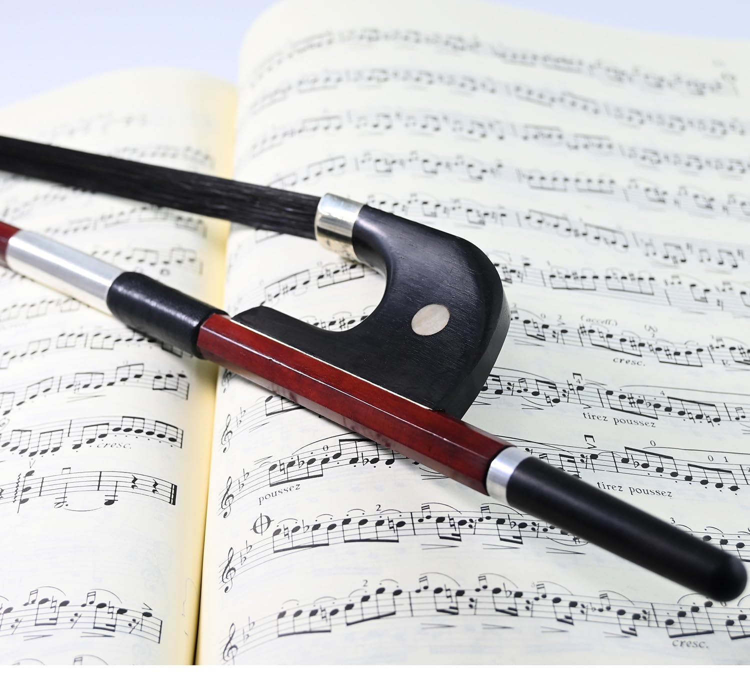 Arco de Contrabajo Upright Half 1/2 Size Modelo Alemán Palo - Imagen 7