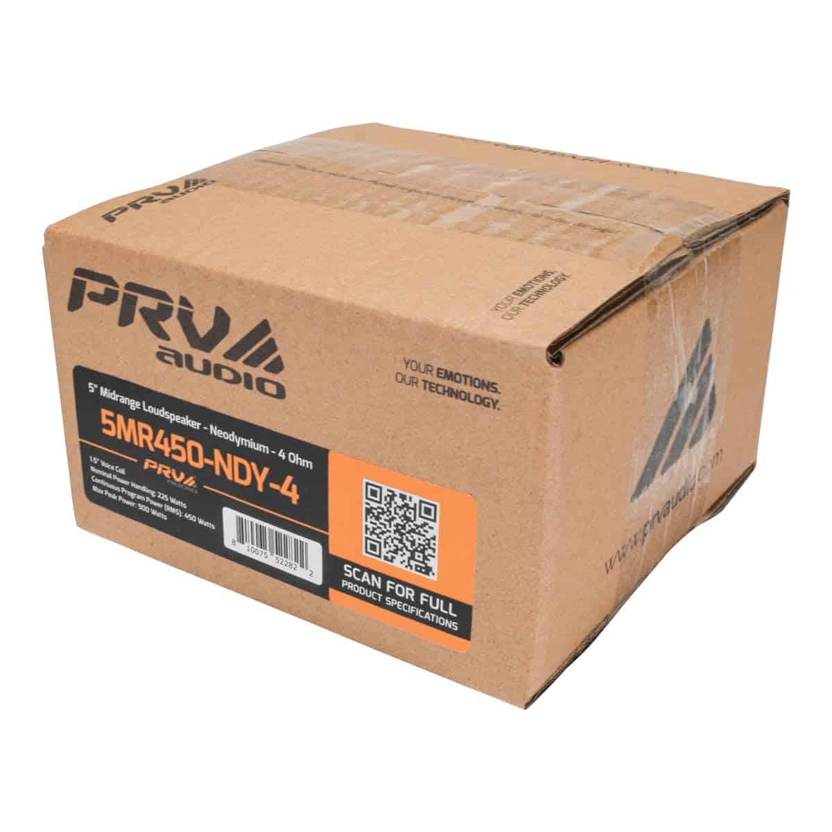 Altavoz de medios PRV AUDIO 5MR450-NDY-4 de 5 pulgadas, - Imagen 7