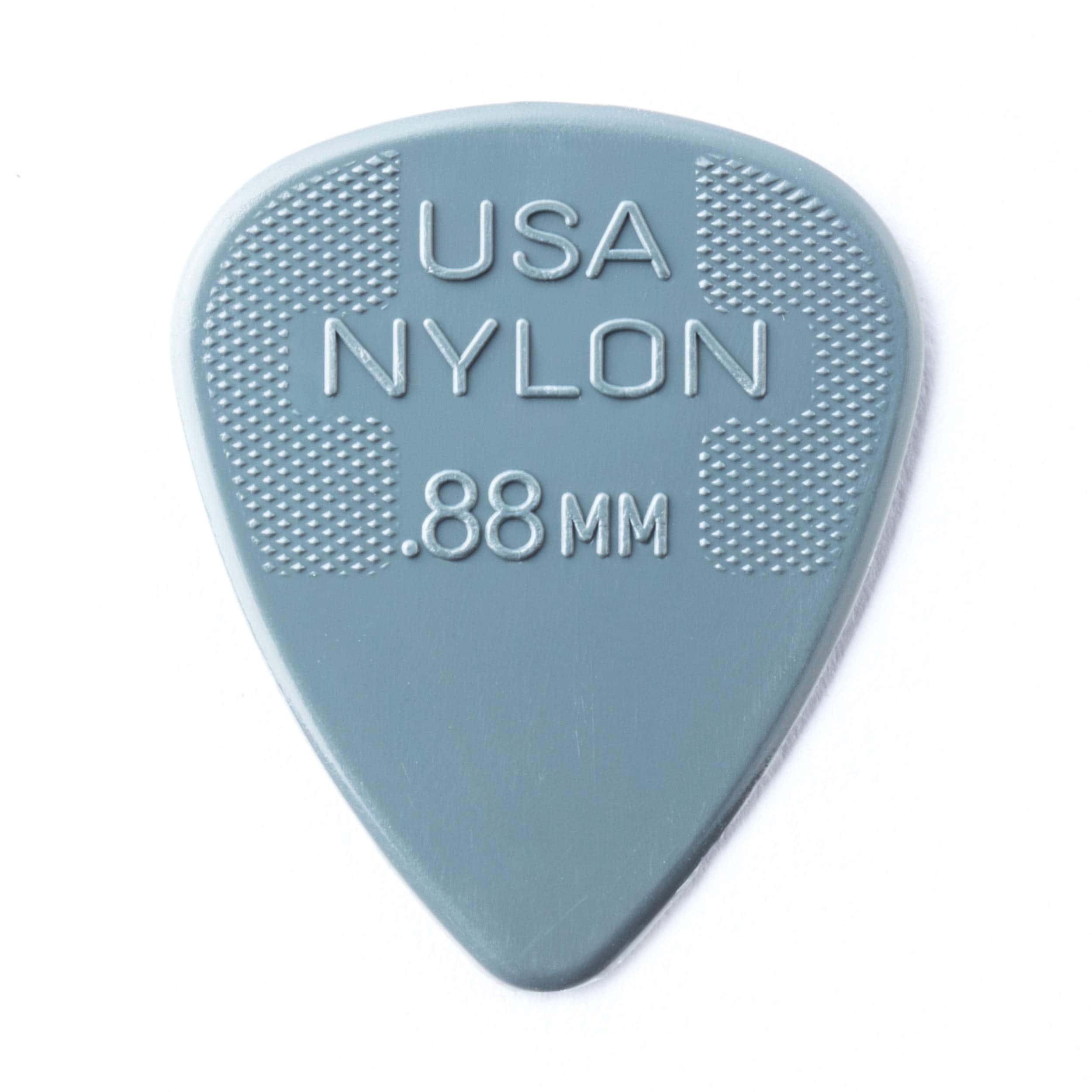 Jim Dunlop 44R.88 Nylon Standard, .88mm, 72 Unidades, Gris