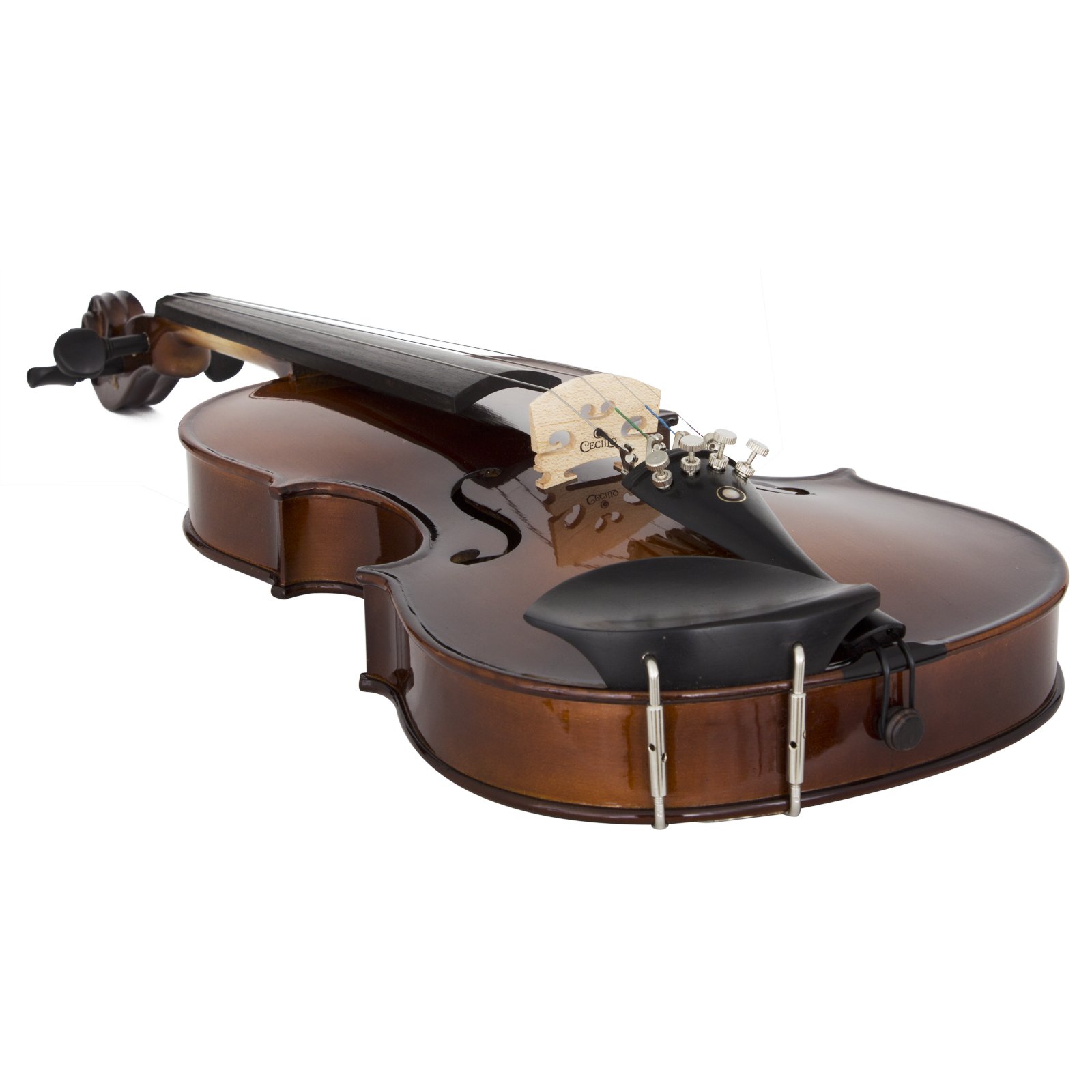 Violín de madera maciza con accesorios Cecilio CVN-EAV en - Imagen 6