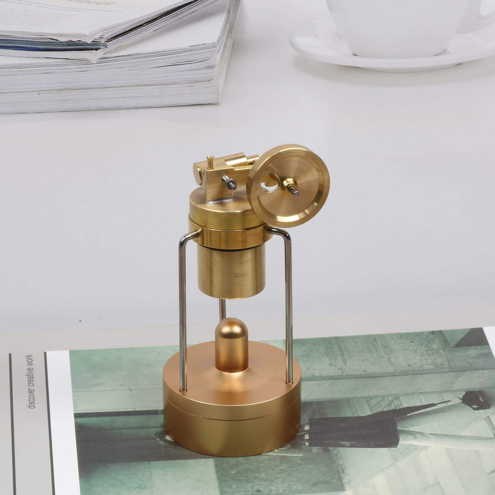 Sunnytech Mini Motor de Vapor en Vivo Modelo Educativo - Imagen 5