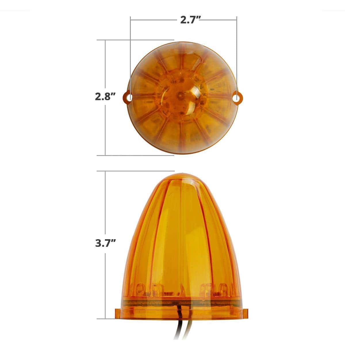 Conjunto de 5 luces superiores LED ámbar para marcador de - Imagen 3