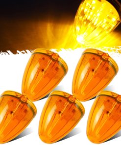 Conjunto de 5 luces superiores LED ámbar para marcador de