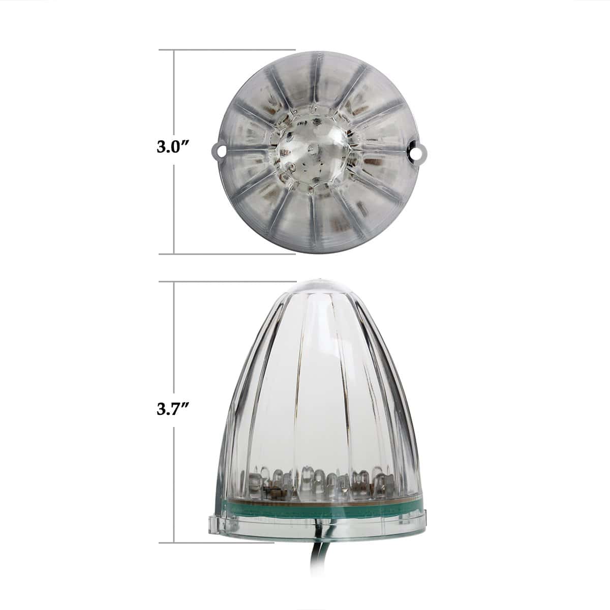 Partsam 5X Luz de Marcador Superior del Techo con 17 LED - Imagen 8