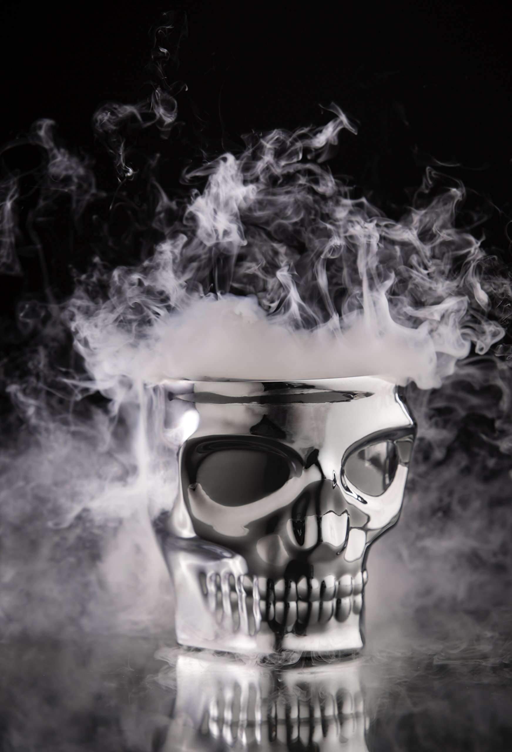 Kruzer Kaddy 1025 Montura de Calavera Cromada, 1 Paquete - Imagen 5