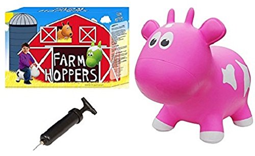 Farm Hoppers Premiado Ternera Rosada Inflable para Niños - Imagen 6