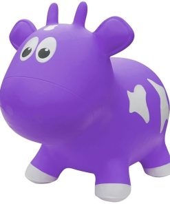 Saltador Inflable de Vaca Morada Ganador de Premios para