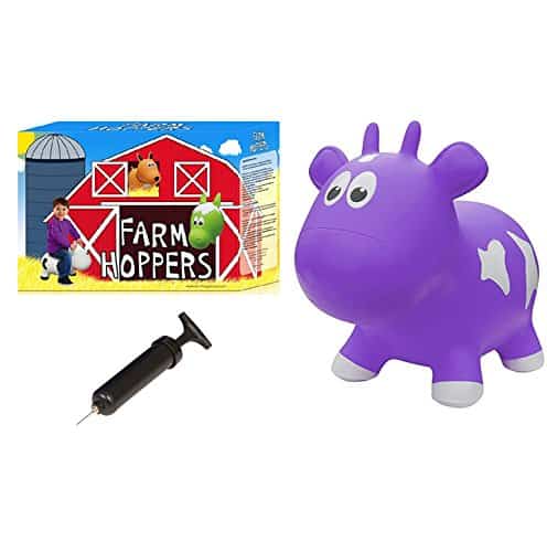 Saltador Inflable de Vaca Morada Ganador de Premios para - Imagen 6